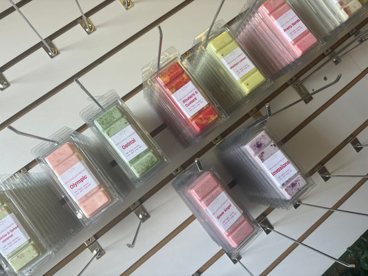 50G highly scented wax melt snap bars.